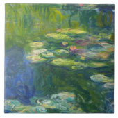 Monet Water Lilly Right Modular Tile Tegeltje (Voorkant)