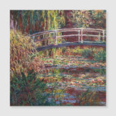 Monet - Water Lily Pink Harmony Magnetic Kaart (Voorkant)