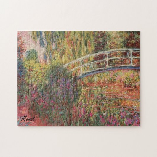 MONET Water Lily Pond 10x14 Puzzle WATER IRISES Legpuzzel (Horizontaal)