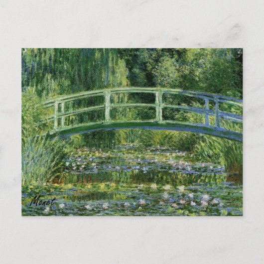 MONET Water Lily Pond 1897 Briefkaart (Voorkant)