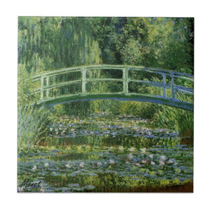 MONET Water Lily Pond 1897 onderzetter van keramis Tegeltje