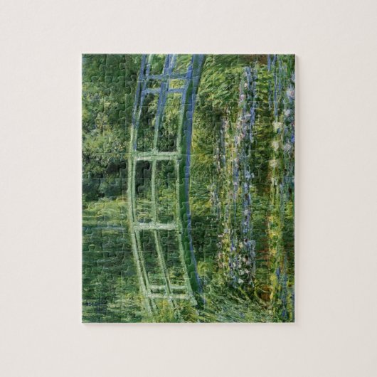 MONET Water Lily Pond 1897 puzzel 8x10 +tin Legpuzzel (Verticaal)