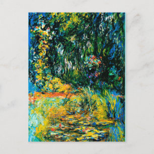 Monet - Water Lily Pond, 1918, Feestdagenkaart