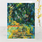 Monet - Water Lily Pond, 1918, Kaart (Gele Bloem)