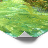 Monet - Water Lily Pond bij Giverny 1919 Poster (Hoek)