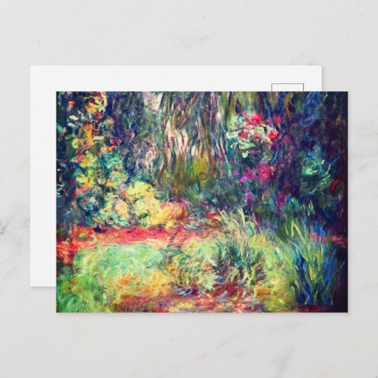 Monet Water Lily Pond Briefkaart (Voorkant / Achterkant)