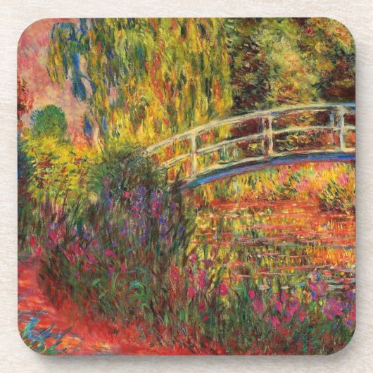 Monet Water Lily Pond en Water Irises Bier Onderzetter (Voorkant)