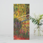 Monet Water Lily Pond en Water Irises Card (Staand voorkant)