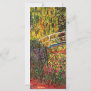 Monet Water Lily Pond en Water Irises Card