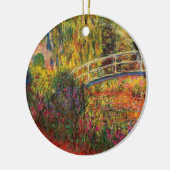 Monet Water Lily Pond en Water Irises Keramisch Ornament (Links)