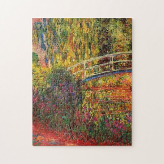 Monet Water Lily Pond en Water Irises Legpuzzel (Verticaal)
