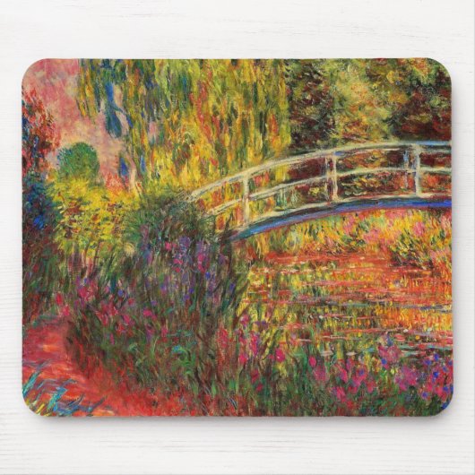 Monet Water Lily Pond en Water Irises Muismat (Voorkant)