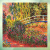 Monet Water Lily Pond en Water Irises Raamsticker (Vel 3)