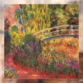 Monet Water Lily Pond en Water Irises Raamsticker (Vel 2)