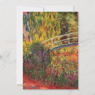 Monet Water Lily Pond en Water Irises Save The Date