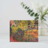 Monet Water Lily Pond en Water Irises Uitnodiging Briefkaart (Staand voorkant)