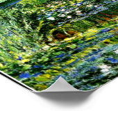 Monet - Water Lily Pond, groen Poster (Hoek)