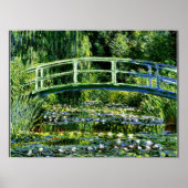 Monet - Water Lily Pond, groen Poster (Voorkant)