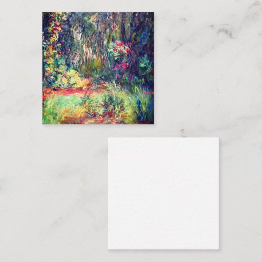 Monet Water Lily Pond Informatiekaartje (Voorkant / Achterkant)