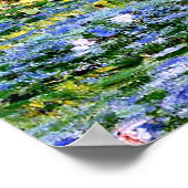 Monet - Water Lily Pond & Japanse brug Poster (Hoek)