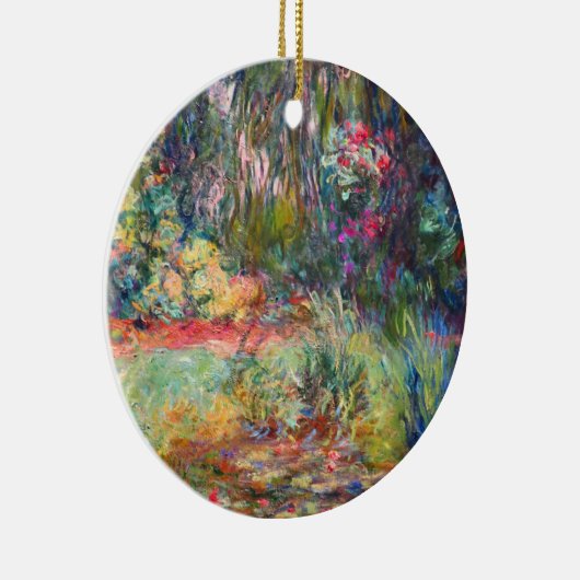 Monet Water Lily Pond Keramisch Ornament (Rechts)