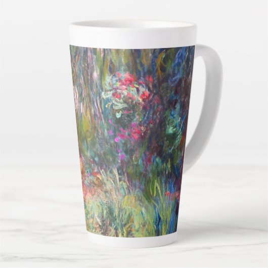 Monet Water Lily Pond Latte Mok (Rechterhoek)