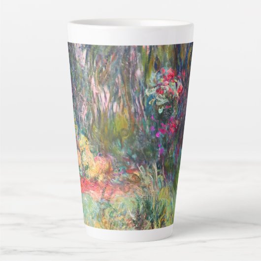 Monet Water Lily Pond Latte Mok (Voorkant)