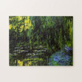 MONET Water Lily Pond Puzzle WEEPT WILLOWS Legpuzzel (Horizontaal)
