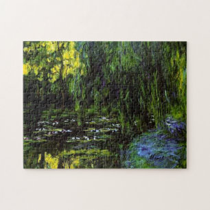 MONET Water Lily Pond Puzzle WEEPT WILLOWS Legpuzzel