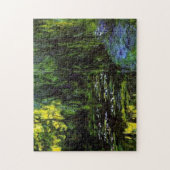 MONET Water Lily Pond Puzzle WEEPT WILLOWS Legpuzzel (Verticaal)