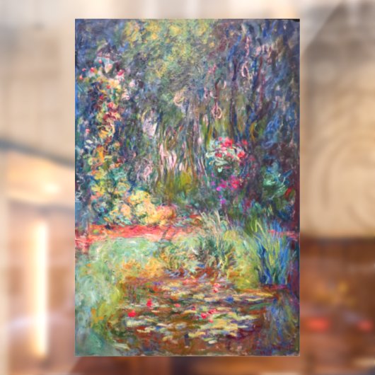 Monet Water Lily Pond Raamsticker (Vel 2)