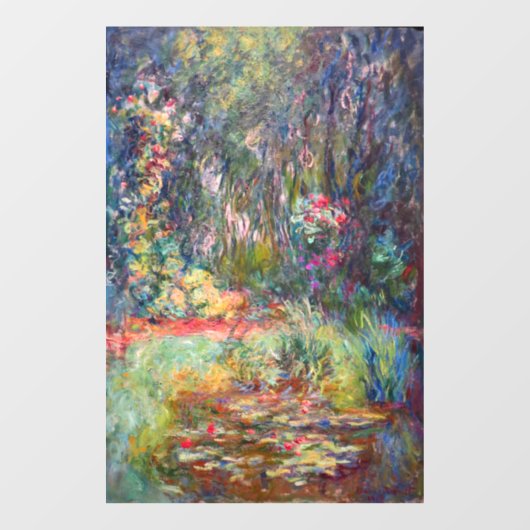 Monet Water Lily Pond Raamsticker (Vel)