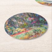 Monet Water Lily Pond Ronde Kartonnen Onderzetter (Gebogen)