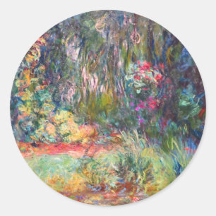 Monet Water Lily Pond Ronde Sticker