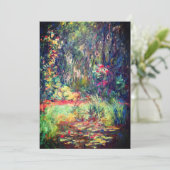 Monet Water Lily Pond Save The Date (Staand voorkant)