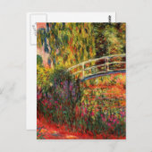 Monet - Water Lily Pond, Water Irises Briefkaart (Voorkant / Achterkant)