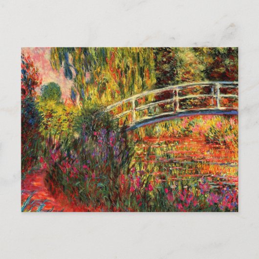 Monet - Water Lily Pond, Water Irises Briefkaart (Voorkant)