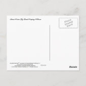 MONET Water Lily Pond Weeping Willows Briefkaart (Achterkant)