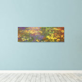 Monet Water Lilys Fine Art Canvas Afdruk (Insitu (Houten vloer))