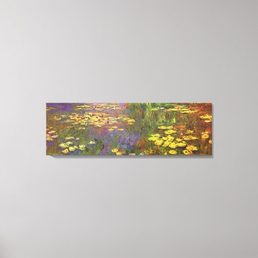 Monet Water Lilys Fine Art Canvas Afdruk (Voorkant)