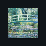 Monet - Watergalgen en Japanse brug Canvas Afdruk<br><div class="desc">Water Lilies en Japanse brug,  beroemd schilderij van Claude Monet,  1899</div>