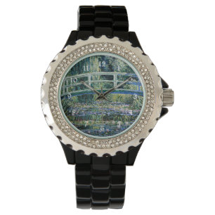 Monet - Watergalgen en Japanse brug Horloge