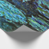 Monet - Watergelilies (blauw) Cadeaupapier (Hoek)