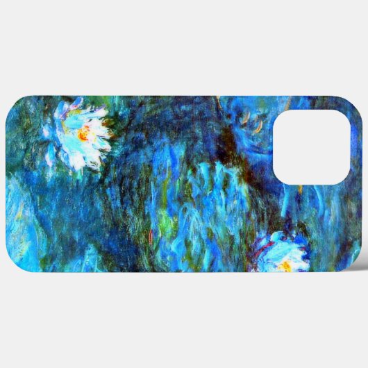 Monet - Watergelilies (blauw) Case-Mate iPhone Case (Achterkant (horizontaal))