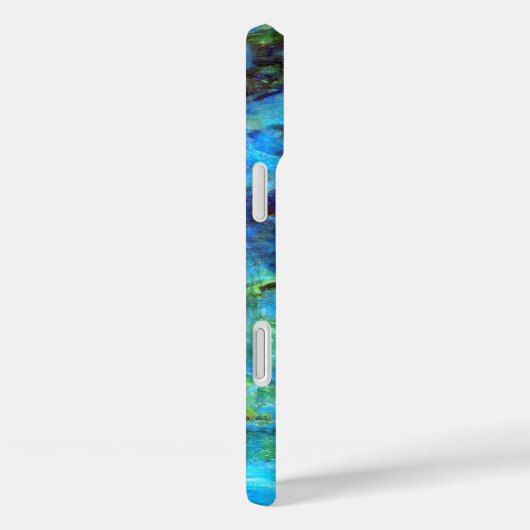 Monet - Watergelilies (blauw) Case-Mate iPhone Case (Achterkant / Rechts)