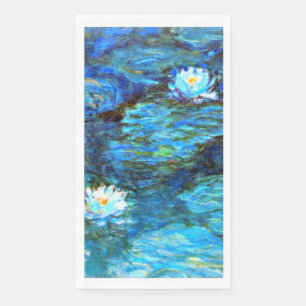 Monet - Watergelilies (blauw) Servet