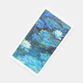 Monet - Watergelilies (blauw) Servet (Hoek)