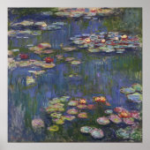 Monet - watergelilies poster (Voorkant)