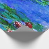 Monet - Watergelilies (rood) Cadeaupapier (Hoek)