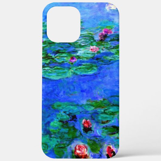 Monet - Watergelilies (rood) Case-Mate iPhone Case (Achterkant)